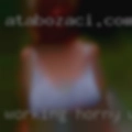 Working horny woman